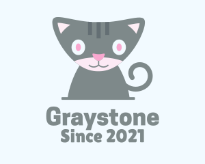 Gray - Gray Cat Character logo design