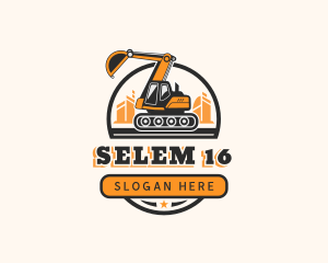 Gear - Construction Builder Excavator logo design