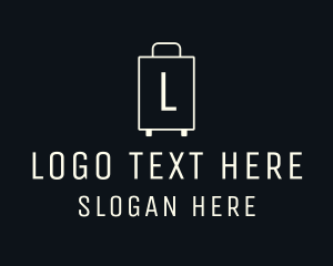 Bag - Suitcase Luggage Bag logo design