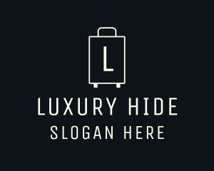 Leather - Suitcase Luggage Bag logo design