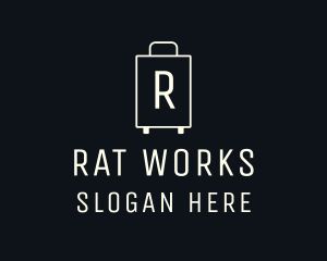 Suitcase Luggage Bag logo design