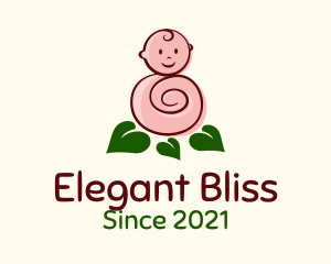 Babysit - Leaf Baby Nursery logo design