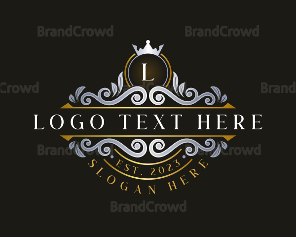 Crown Luxury Ornament Logo
