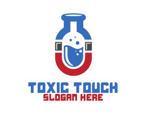 Toxic - Magnet Lab Flask logo design