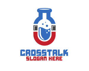 Chemical Engineer - Magnet Lab Flask logo design