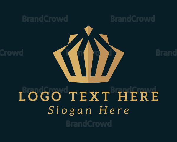 Luxury Gold Crown Logo