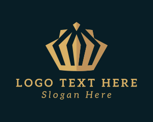 Luxury Gold Crown Logo