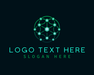 Data - Web Network Technology logo design