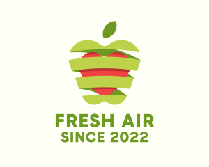 Healthy Apple Fruit  logo design