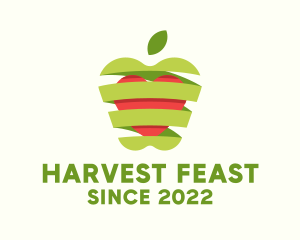 Healthy Apple Fruit  logo design