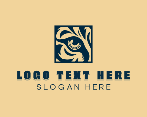 Leopard - Tiger Eye logo design