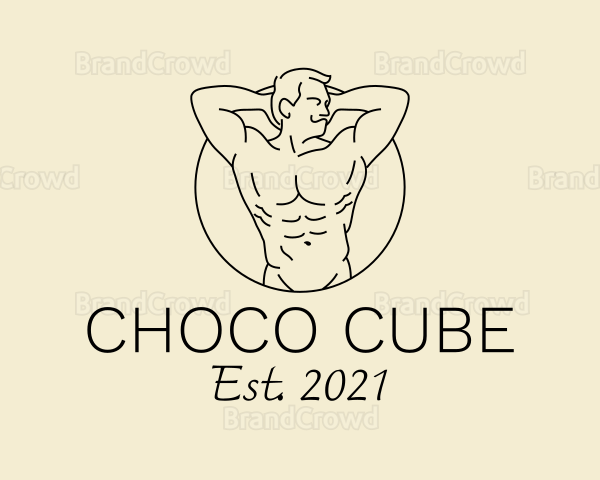Masculine Male Body Logo