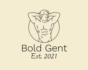 Manly - Masculine Male Body logo design