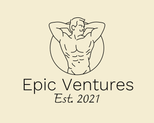 Exercise - Masculine Male Body logo design