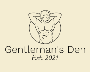 Masculine Male Body  logo design