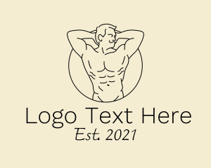 Masculine Male Body  Logo