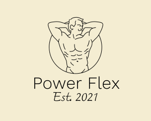 Masculine Male Body  logo design