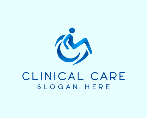 Wheelchair Disability Clinic logo design