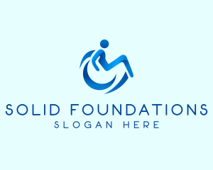 Physical Therapy - Wheelchair Disability Clinic logo design