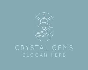 Premium Crystal Jewelry logo design