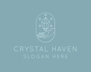 Premium Crystal Jewelry logo design