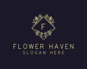 Diamond Flower Hotel  logo design