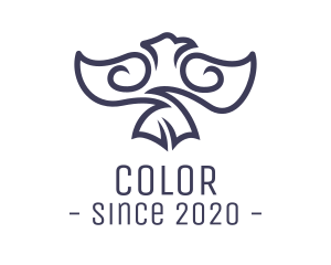 Environmental - Blue Tribal Eagle logo design