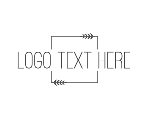 Aesthetic - Minimalist Elegant Leaves logo design