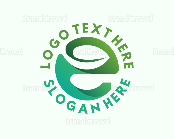 Organic Boutique Letter E Logo