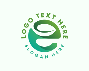 Organic Boutique Letter E  Logo
