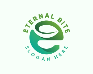 Organic Boutique Letter E  logo design