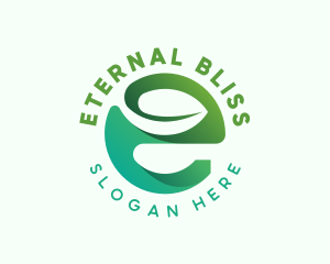 Organic Boutique Letter E  logo design