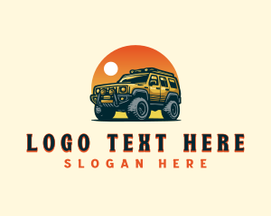Transportation - SUV Car Transportation logo design