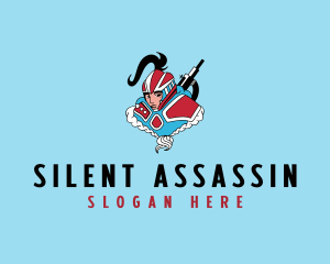 Shooter Assassin Avatar logo design