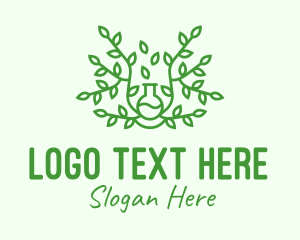 Agritech - Green Vine Plant logo design