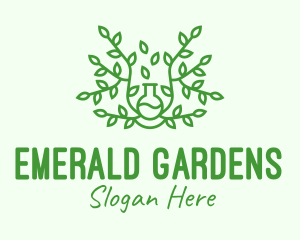 Green Vine Plant logo design