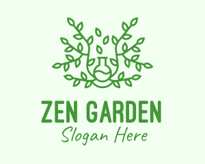 Green Vine Plant logo design