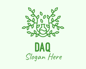 Laboratory - Green Vine Plant logo design