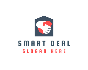 Deal - Home Rental Handshake logo design