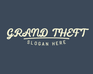 Retro Clothing Business Logo