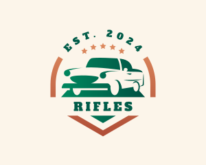 Garage - Retro Car Dealership logo design