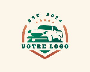Repair - Retro Car Dealership logo design
