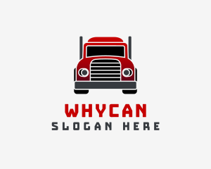 Roadie - Red Logistics Truck logo design