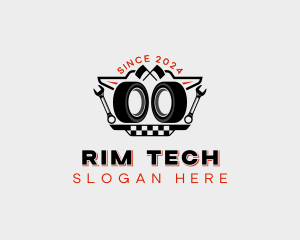 Tire Wrench Repair logo design