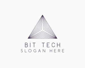 Pyramid Tech Developer logo design