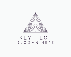 Pyramid Tech Developer logo design