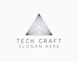 Developer - Pyramid Tech Developer logo design