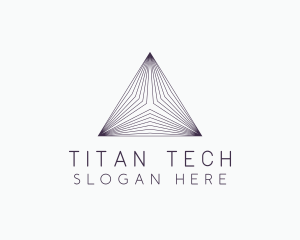 Pyramid Tech Developer logo design