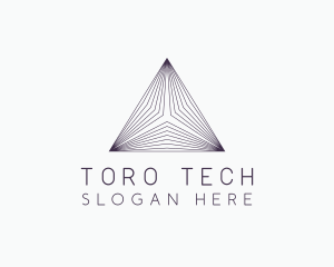 Pyramid Tech Developer logo design