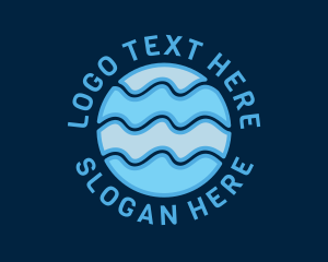 Beach - Blue Wave Software logo design